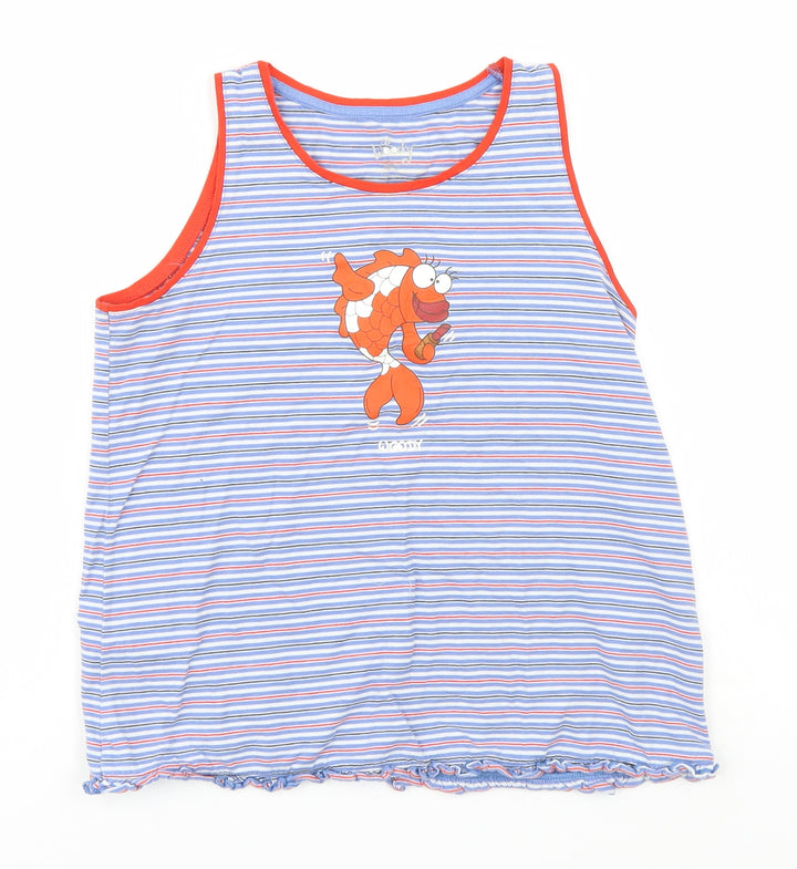 Woody Girls Blue Striped  Basic Tank Size 10 Years  - Fish