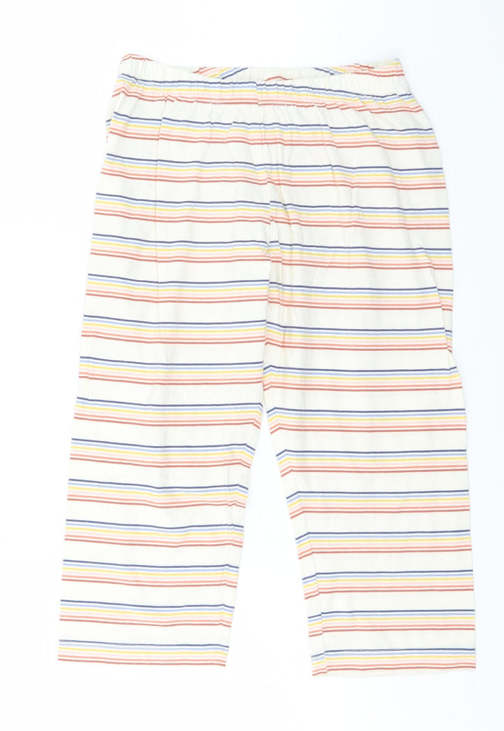 Woody Girls Multicoloured Striped  Cropped Trousers Size 12 Years