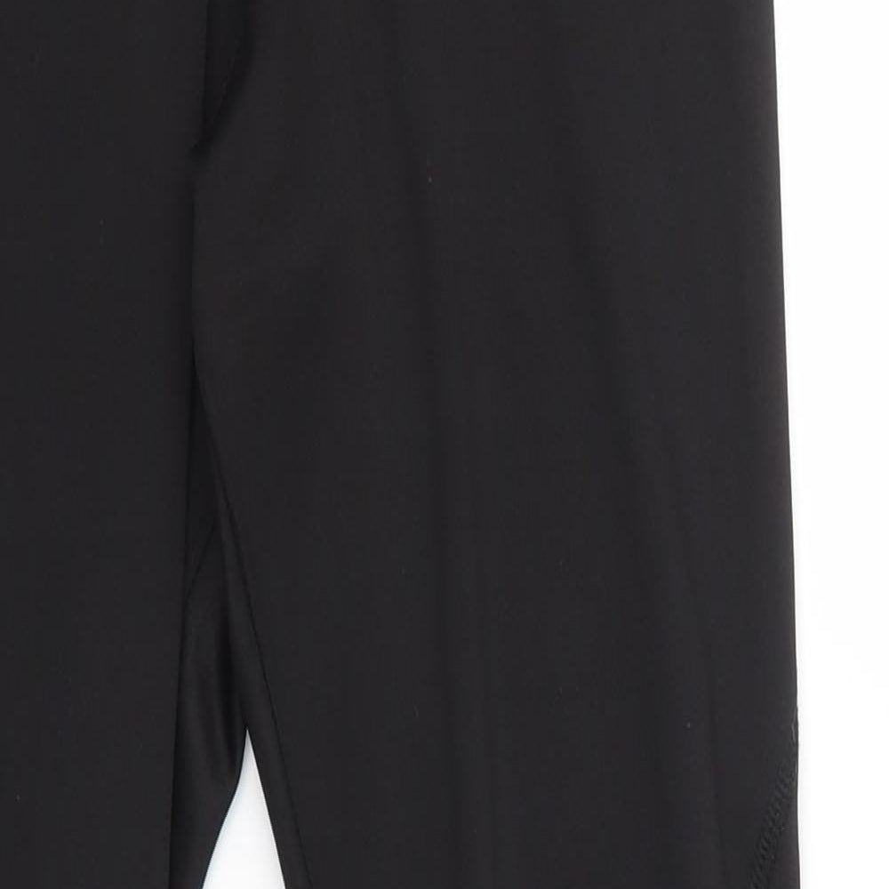 WORKOUT Womens Black   Jogger Leggings Size 10 L27 in