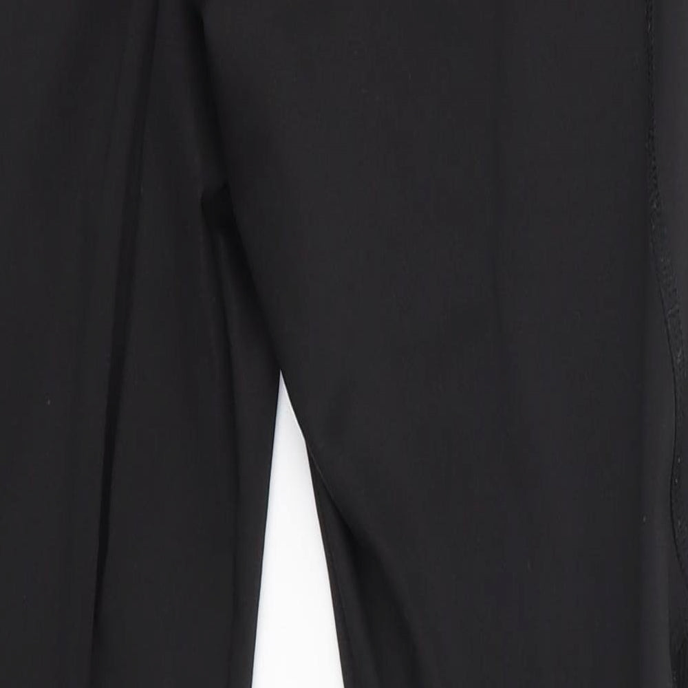 WORKOUT Womens Black   Jogger Leggings Size 10 L27 in