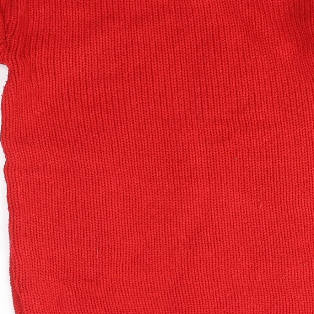 TU Girls Red   Jumper Dress  Size 3-4 Years