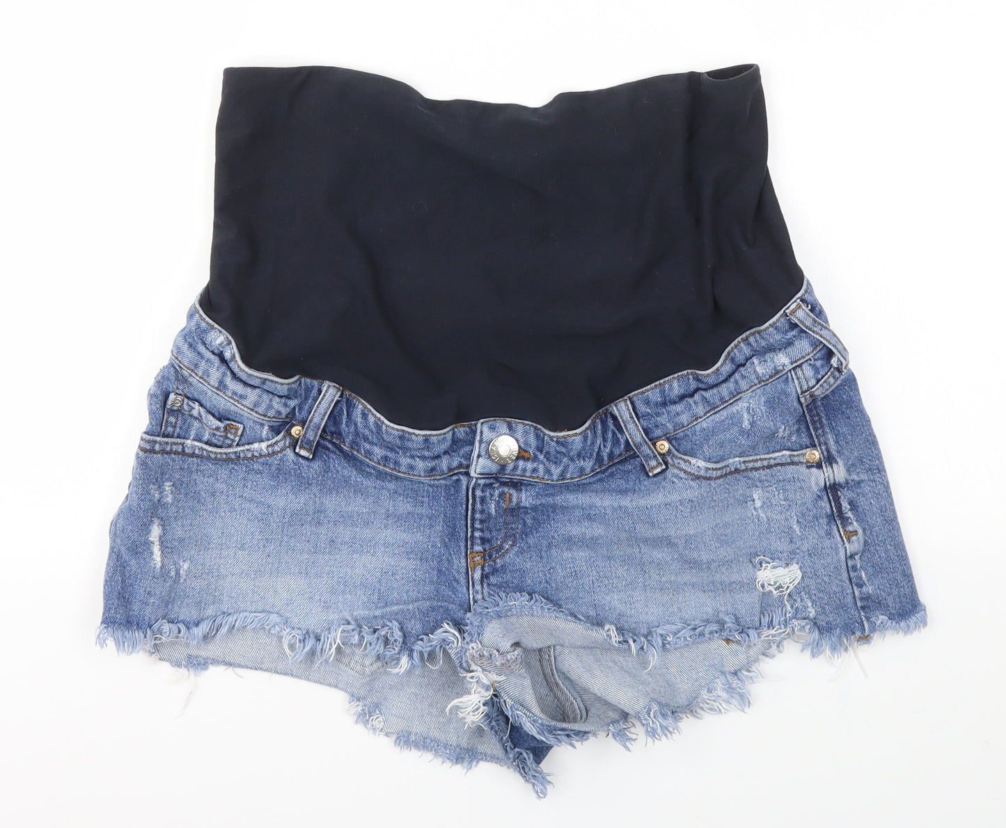 River Island Womens Blue   Boyfriend Shorts Size 14