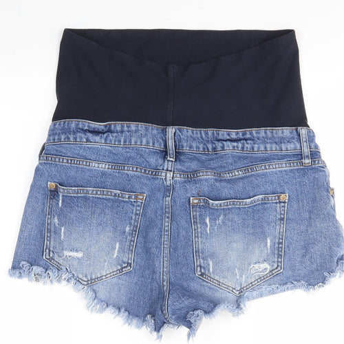 River Island Womens Blue   Boyfriend Shorts Size 14