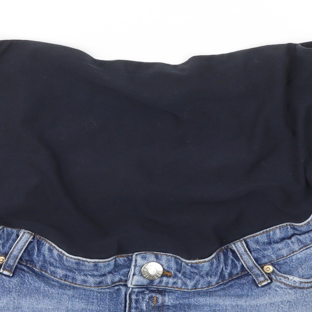 River Island Womens Blue   Boyfriend Shorts Size 14