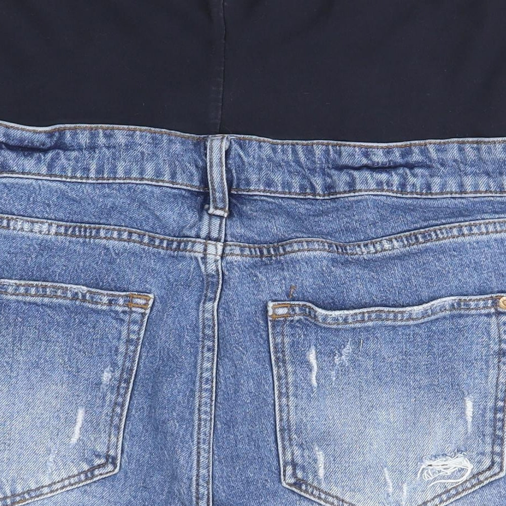 River Island Womens Blue   Boyfriend Shorts Size 14