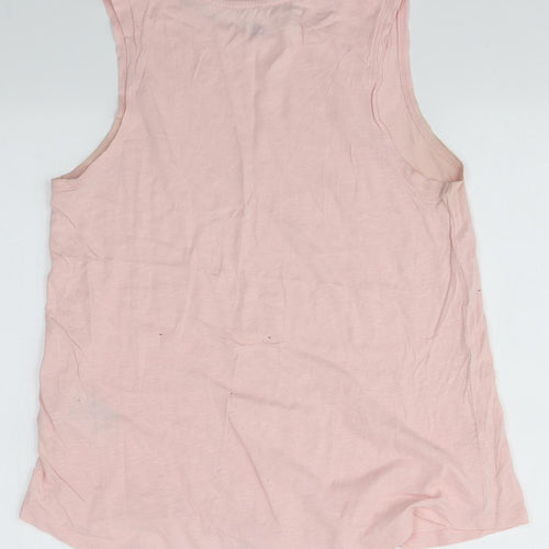 H&M Womens Pink   Basic T-Shirt Size S
