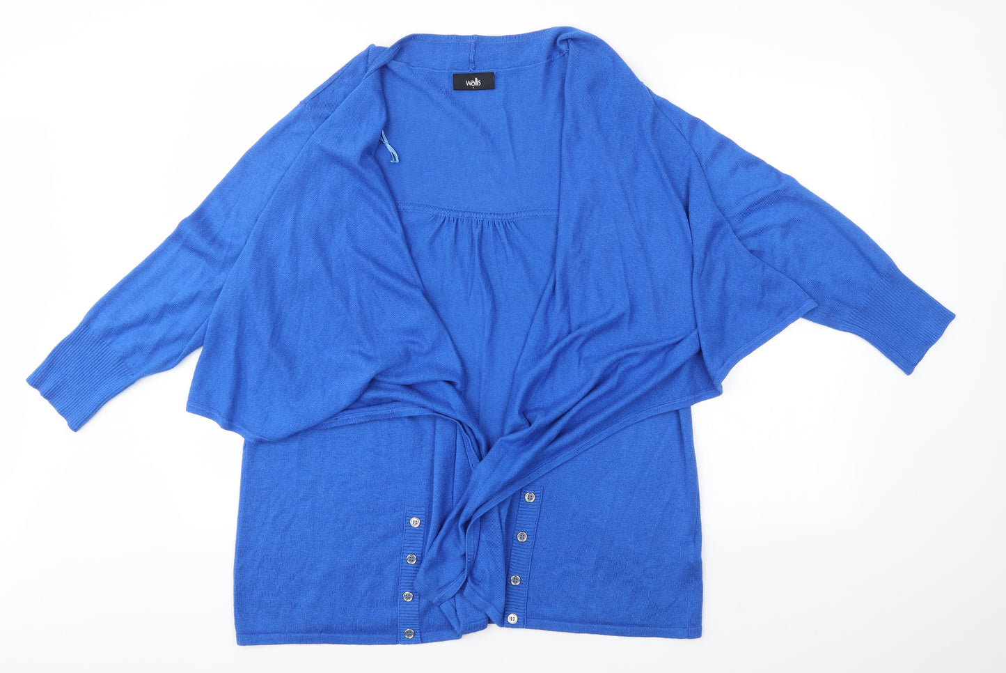 Wallis Womens Blue   Cardigan Jumper Size L