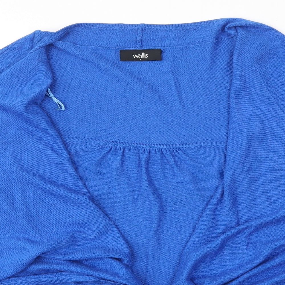 Wallis Womens Blue   Cardigan Jumper Size L