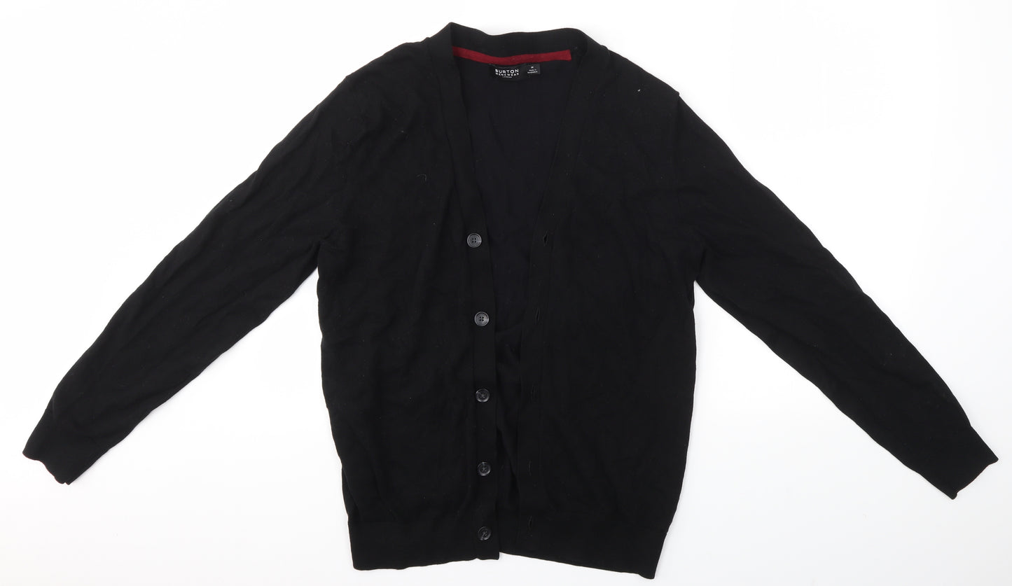 BURTON  Mens Black   Cardigan Jumper Size M