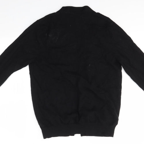 BURTON  Mens Black   Cardigan Jumper Size M