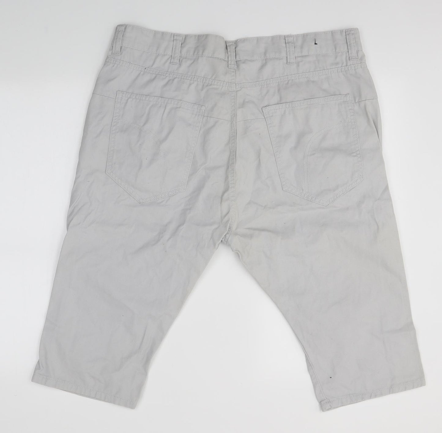 Primark Mens Grey   Chino Shorts Size 38 in