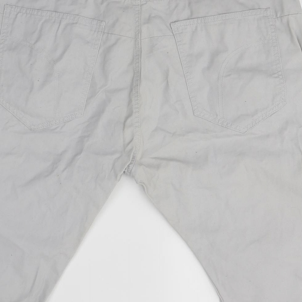 Primark Mens Grey   Chino Shorts Size 38 in