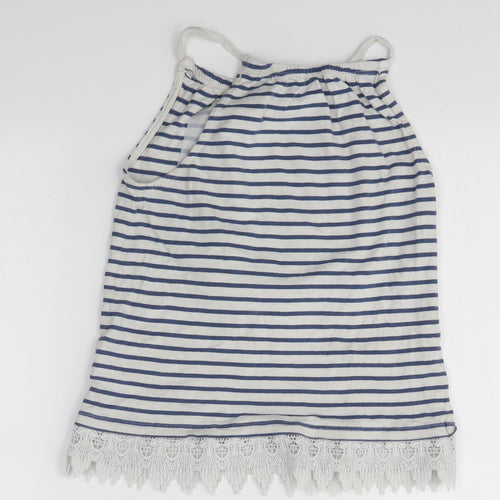Matalan Girls Multicoloured Striped  Camisole Blouse Size 9 Years