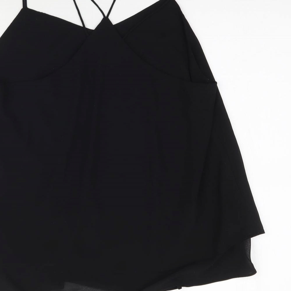 New Look Womens Black   Camisole Blouse Size 16