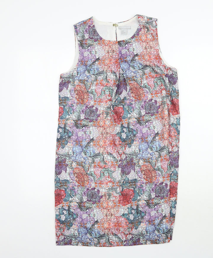 H&M Womens Multicoloured Geometric  Tank Dress  Size 10