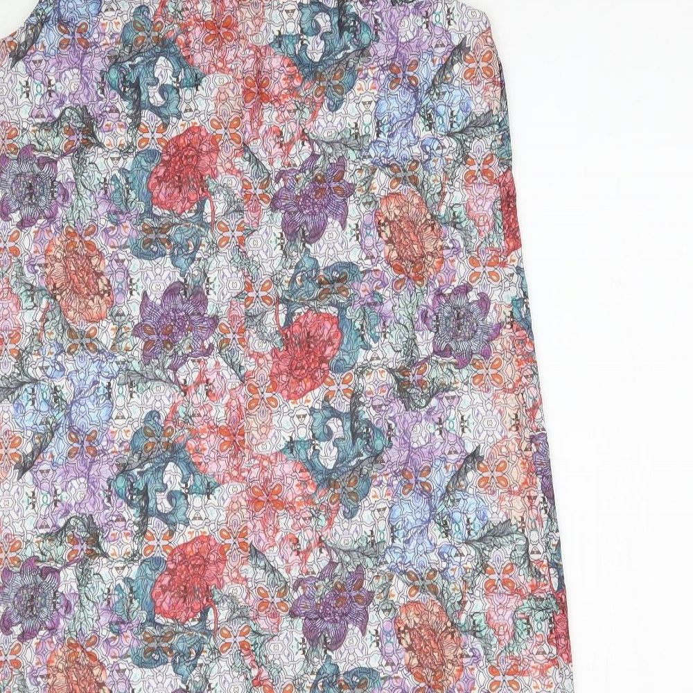 H&M Womens Multicoloured Geometric  Tank Dress  Size 10