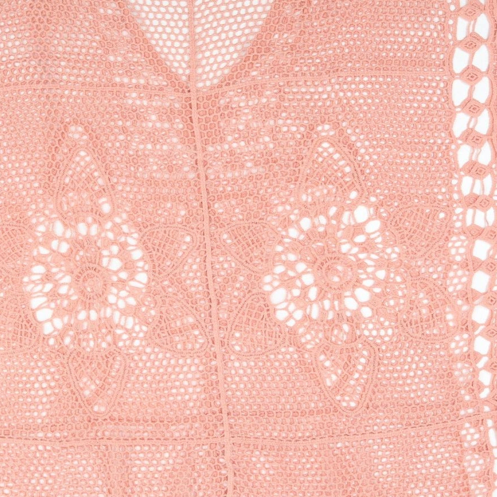 George Womens Pink   Pullover Jumper Size L  - Coral colour Poncho style