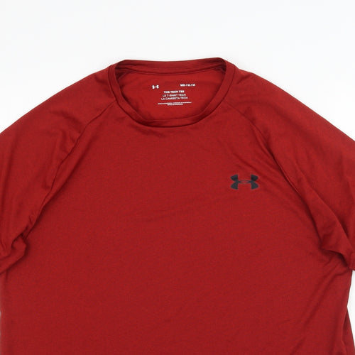 Under armour Mens Red   Basic T-Shirt Size M