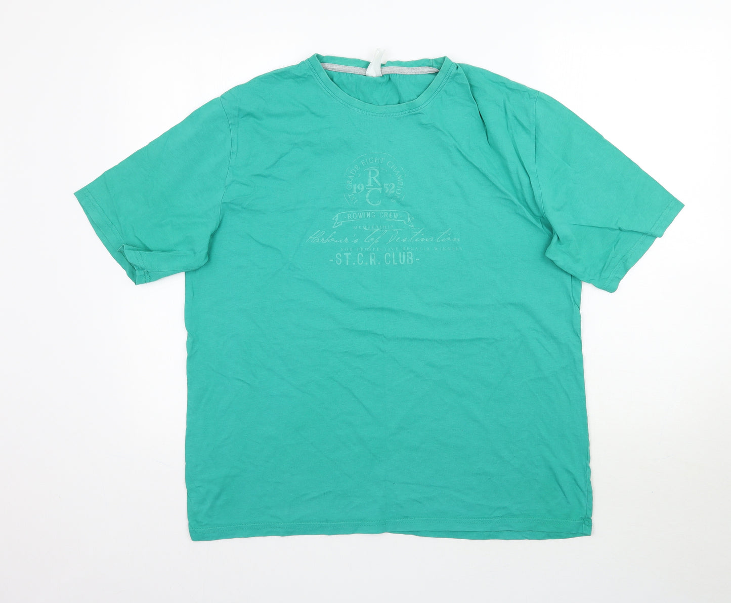Avenue Mens Green    T-Shirt Size L