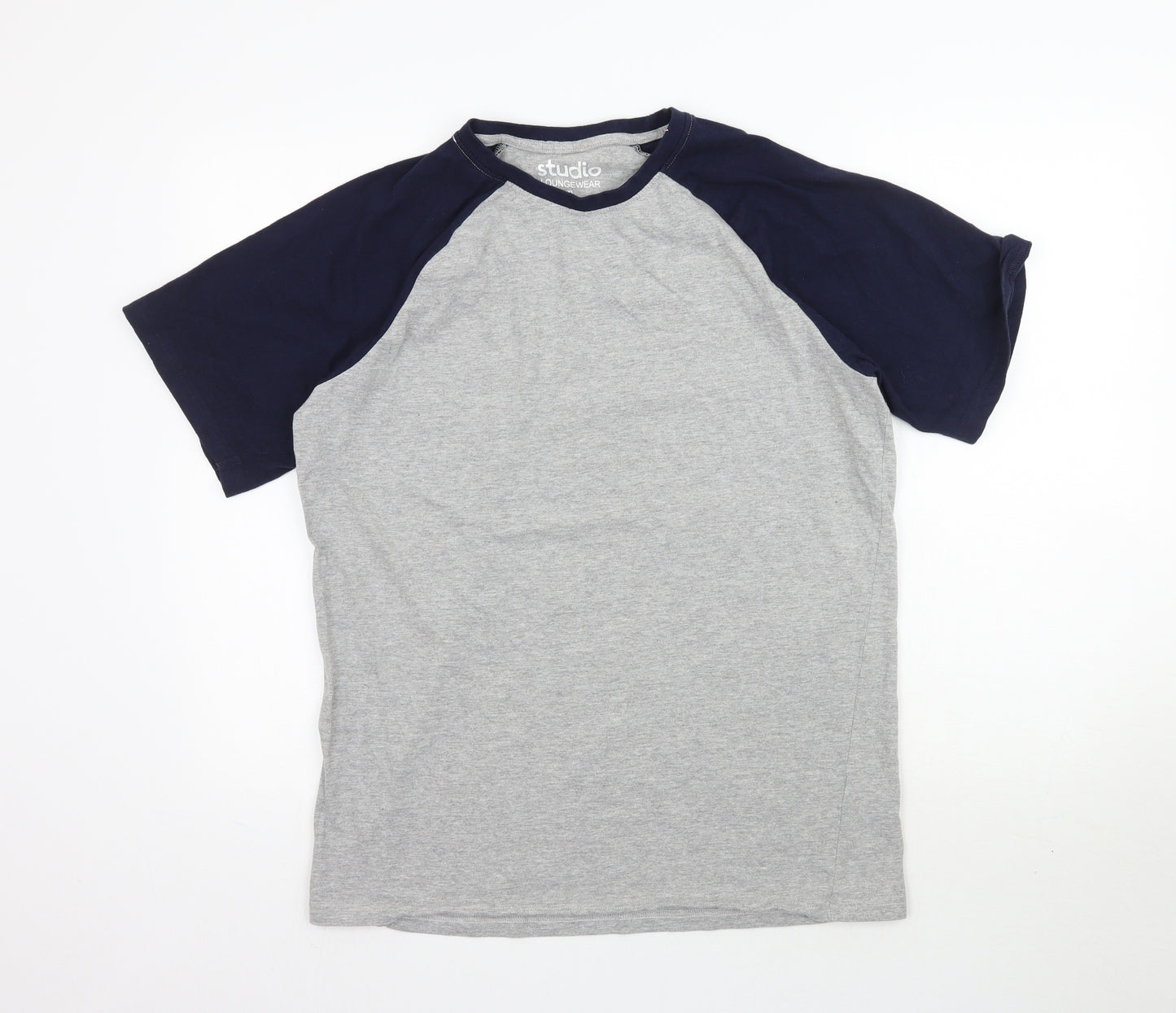 Studio Loungewear Mens Grey    T-Shirt Size XL