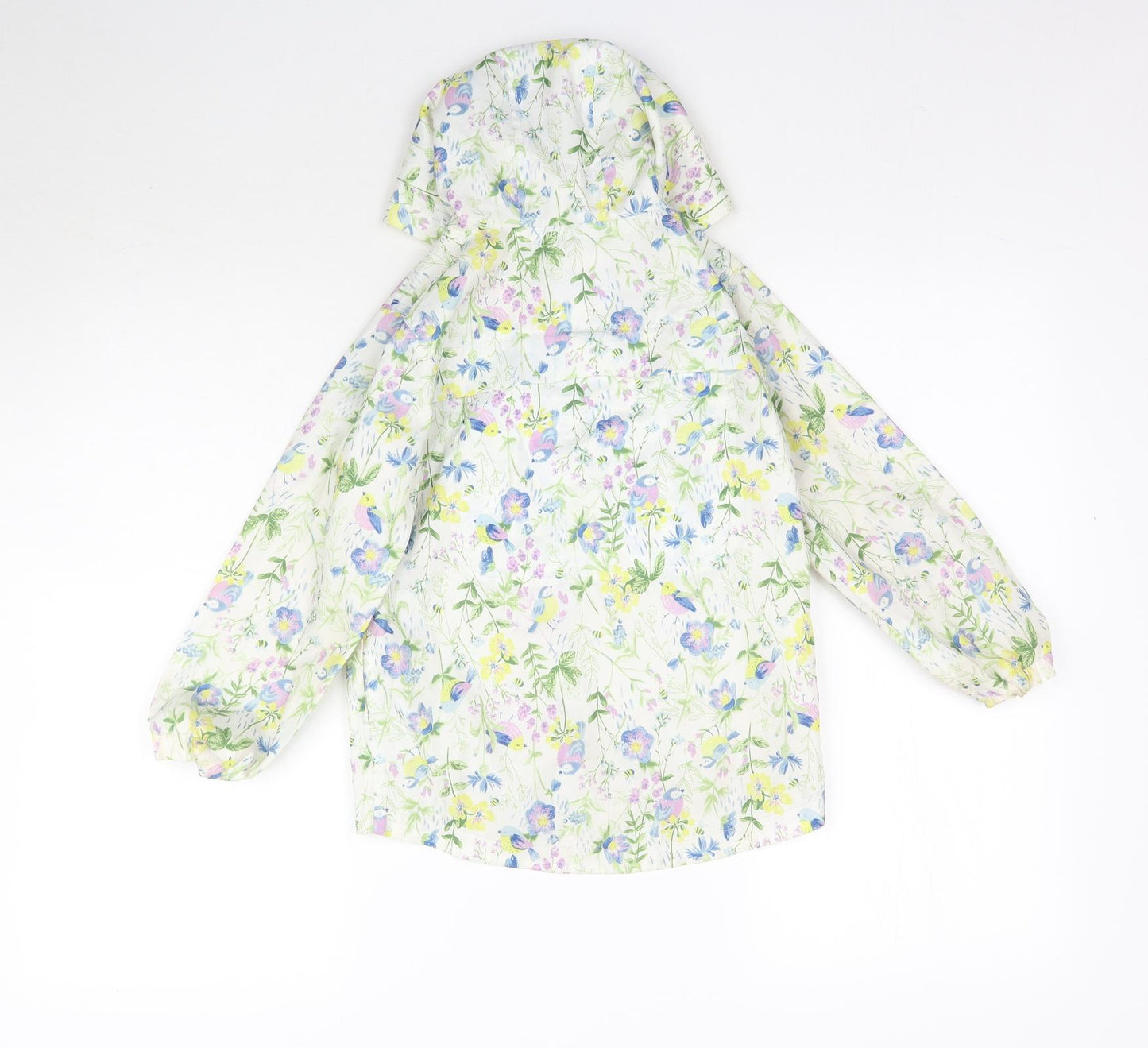 TU Girls Multicoloured Flecked  Rain Coat Coat Size 5-6 Years