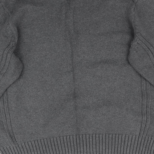 Marks and Spencer Mens Grey  Knit Pullover Jumper Size M