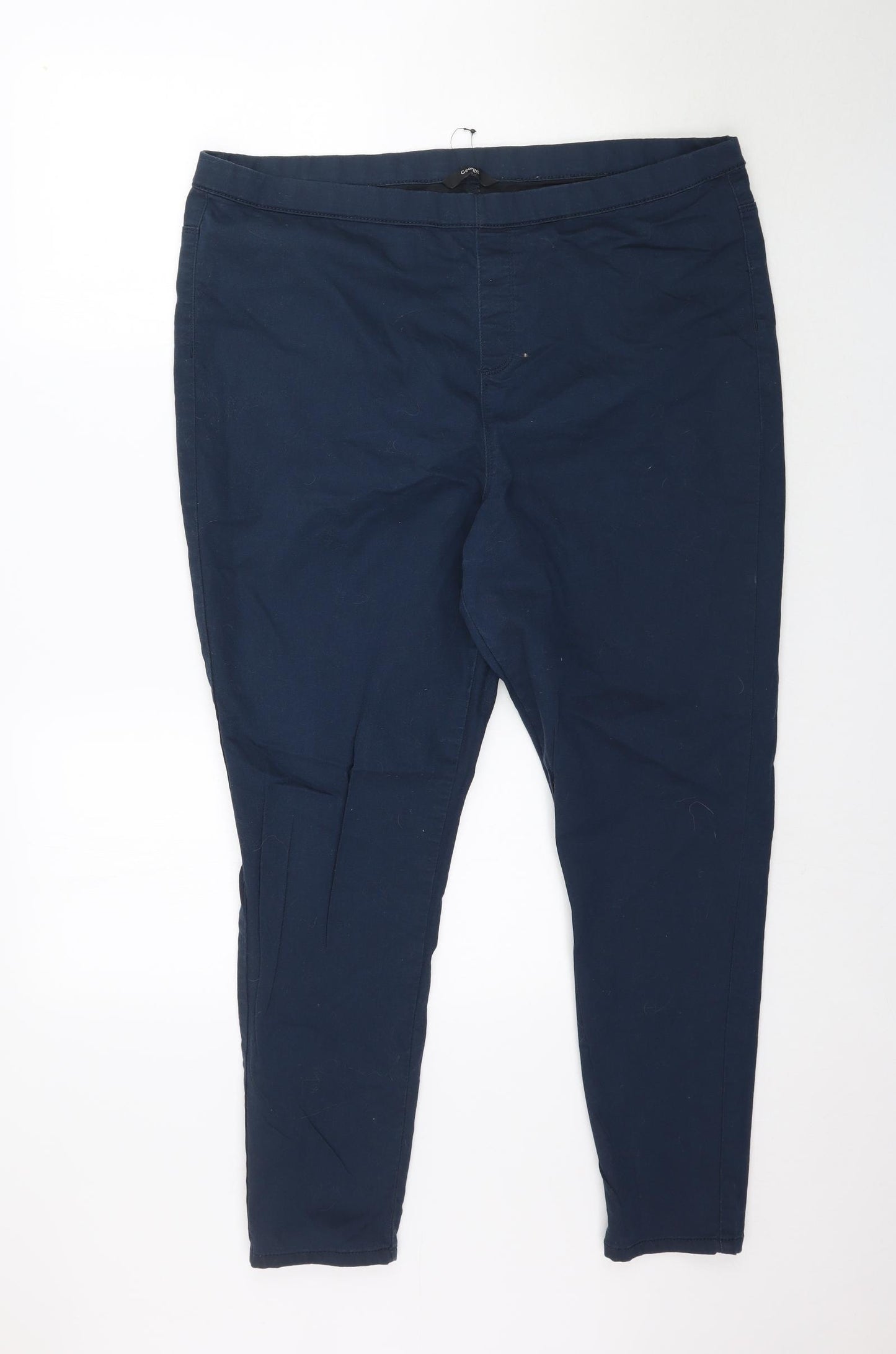 George Womens Blue  Denim Jegging Jeans Size 20 L27 in