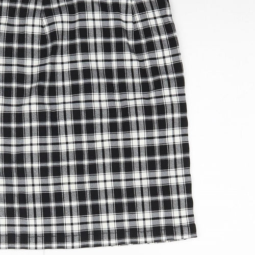 New Look Girls Black Plaid  Straight & Pencil Skirt Size 12 Years - 915 Generation