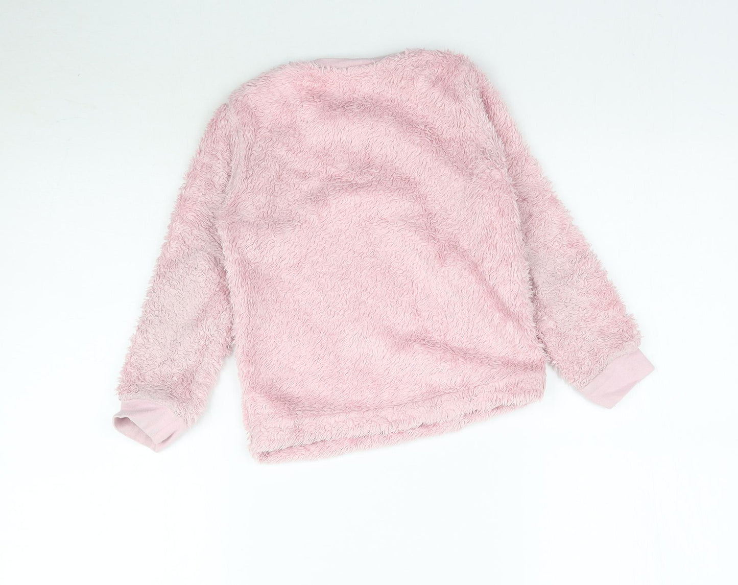 George Girls Pink   Top Pyjama Top Size 5-6 Years  - Fluffy Penguin