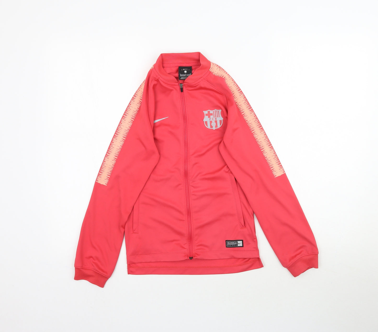 Nike Girls Pink   Full Zip Sweatshirt Size S  - FCB