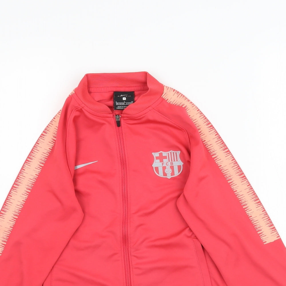 Nike Girls Pink   Full Zip Sweatshirt Size S  - FCB