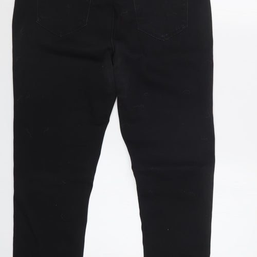 Preworn Womens Black  Denim Jegging Jeans Size 16 L26 in