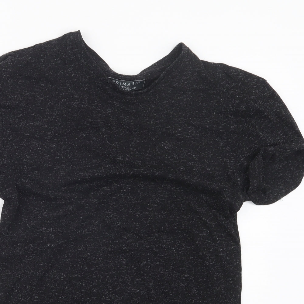 Primark Mens Black    T-Shirt Size XS