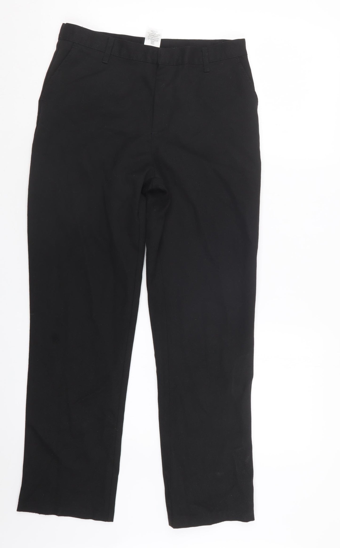 George Boys Black   Cargo Trousers Size 12-13 Years
