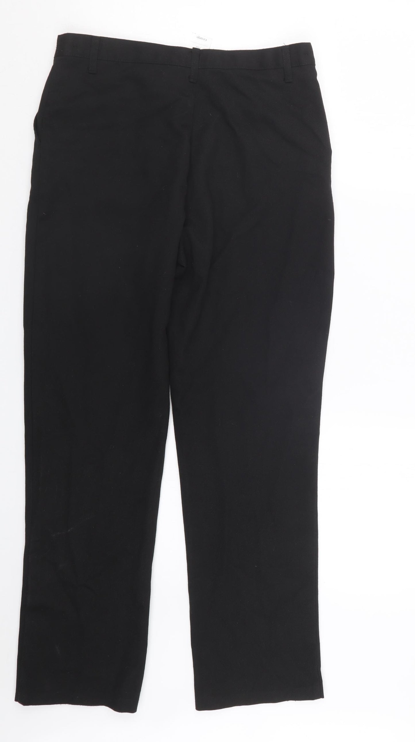 George Boys Black   Cargo Trousers Size 12-13 Years