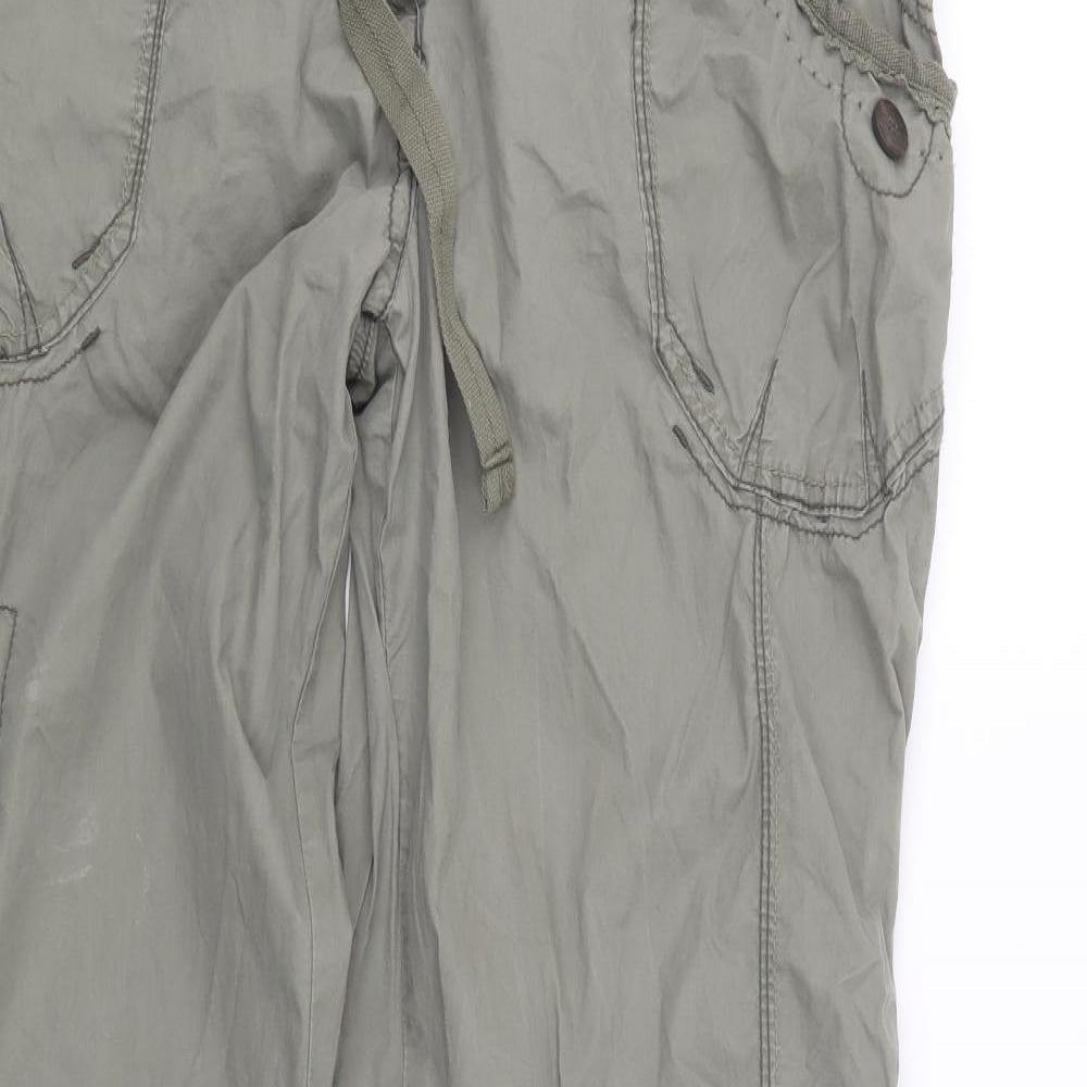 NEXT Womens Green   Cargo Trousers Size 16 L32 in