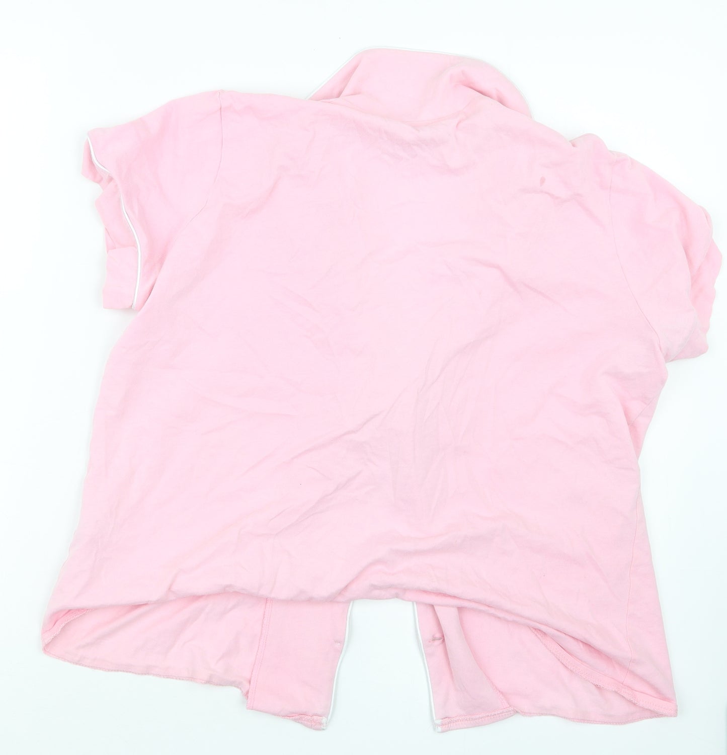 PRETTYLITTLETHING Womens Pink Geometric  Top Pyjama Top Size 10