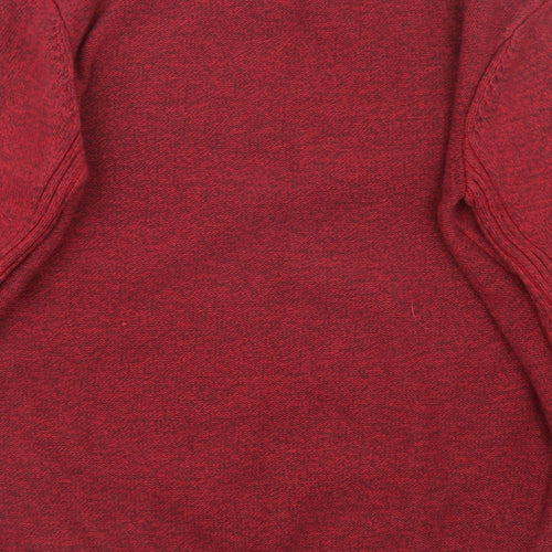 Bench Mens Red  Knit Pullover Jumper Size M