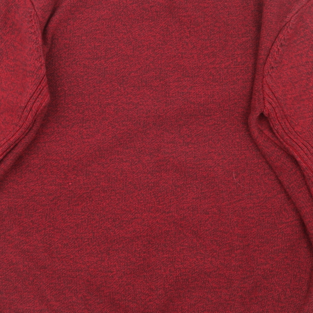 Bench Mens Red  Knit Pullover Jumper Size M