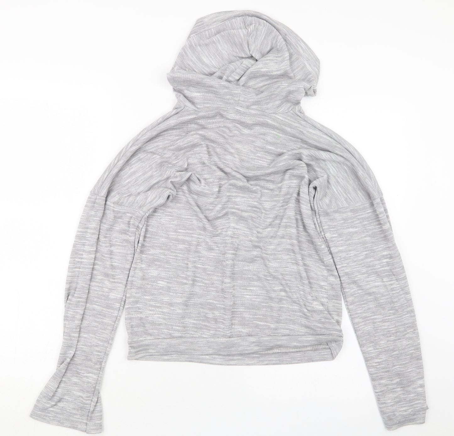 PRETTYLITTLETHING Womens Grey   Pullover Hoodie Size 8