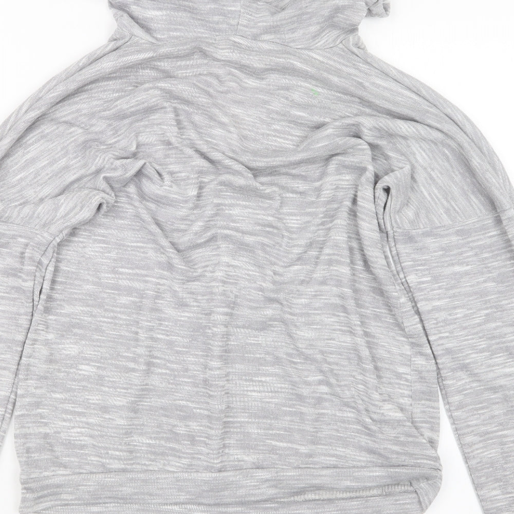 PRETTYLITTLETHING Womens Grey   Pullover Hoodie Size 8