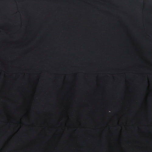 Influence Womens Black  Knit Pullover Jumper Size 8