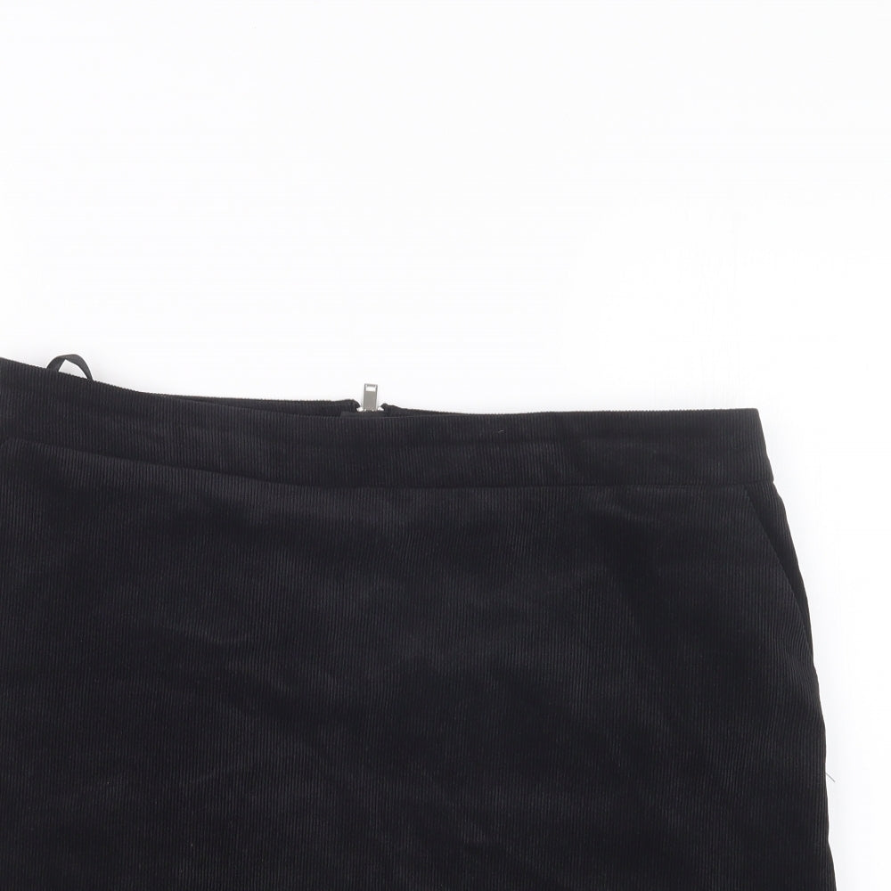 Papaya Womens Black   Straight & Pencil Skirt Size 10