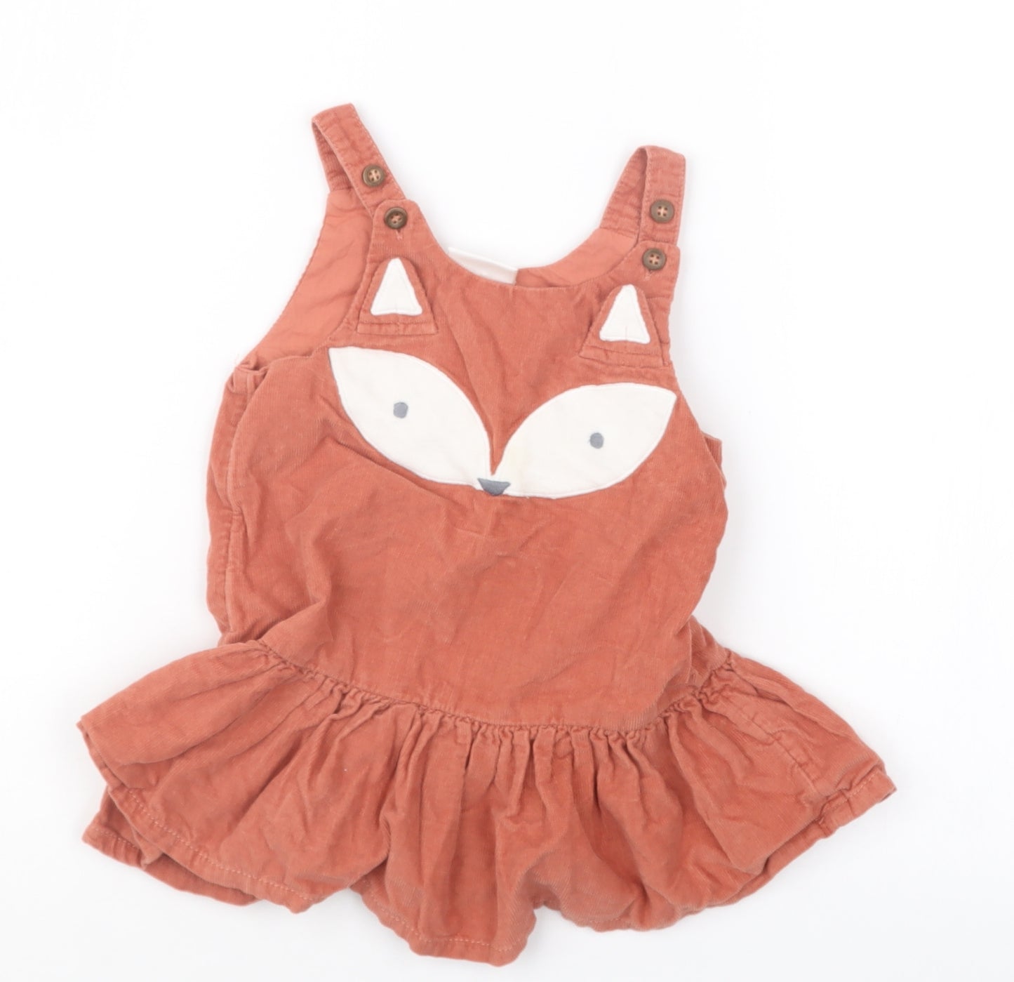 NEXT Girls Orange   T-Shirt Dress  Size 9-12 Months