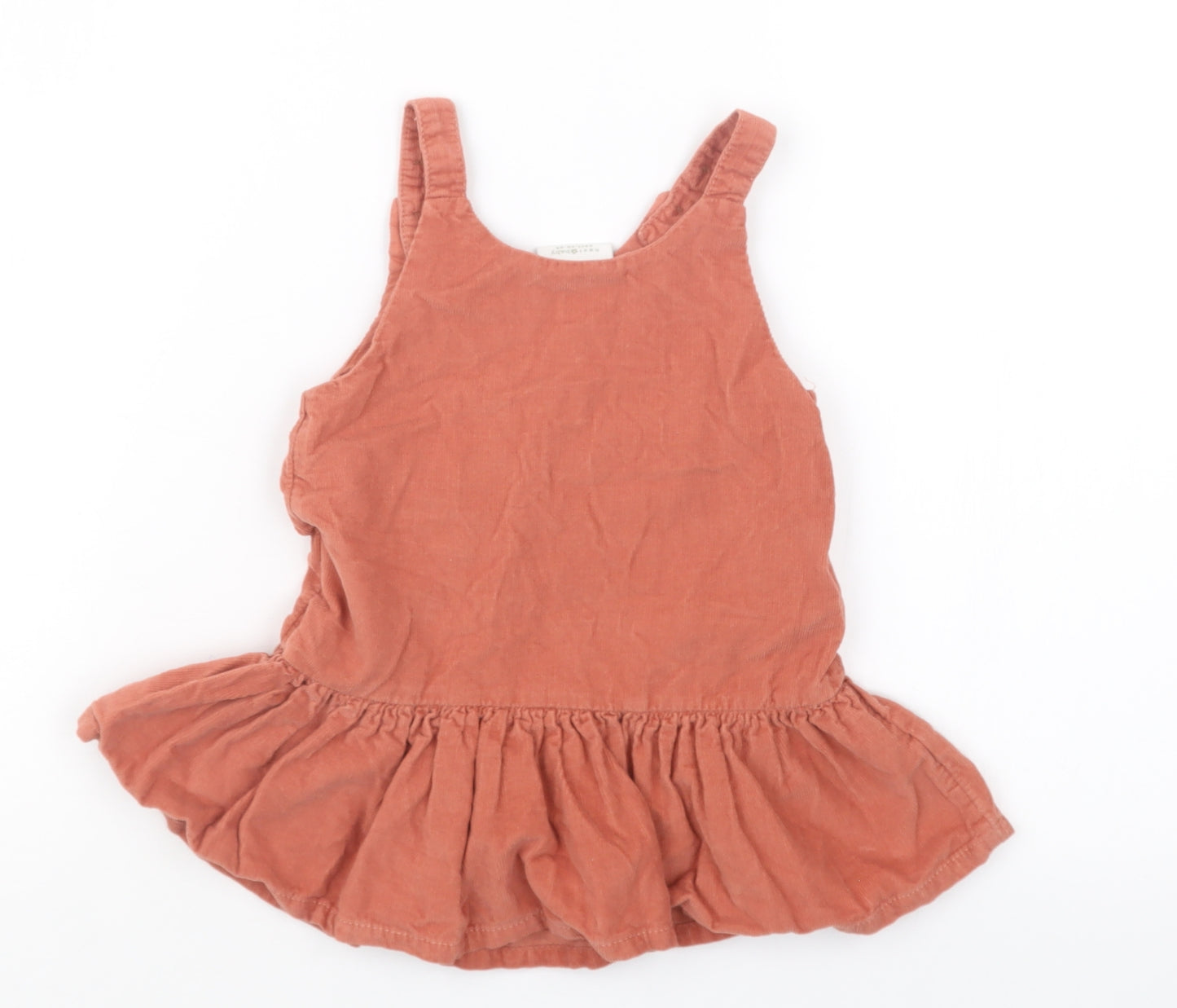 NEXT Girls Orange   T-Shirt Dress  Size 9-12 Months