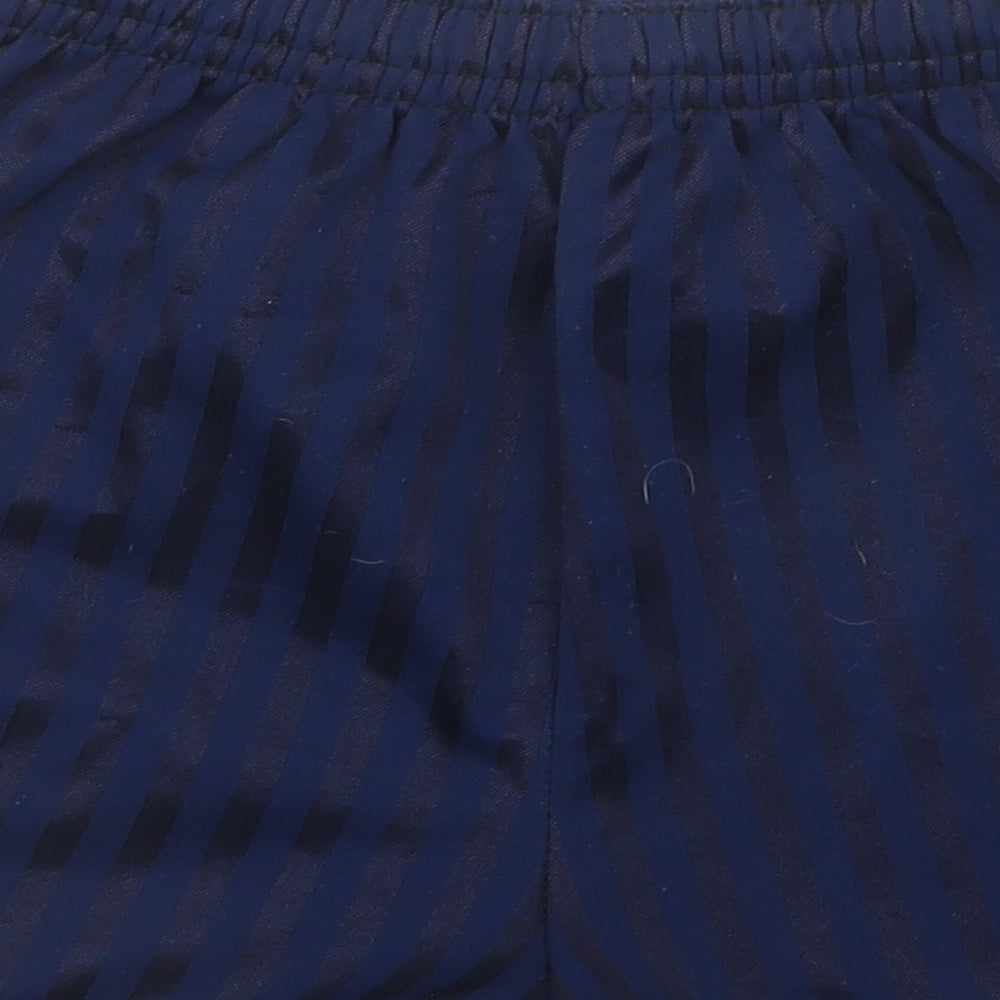 Preworn Girls Blue   Sweat Shorts Size 5-6 Years