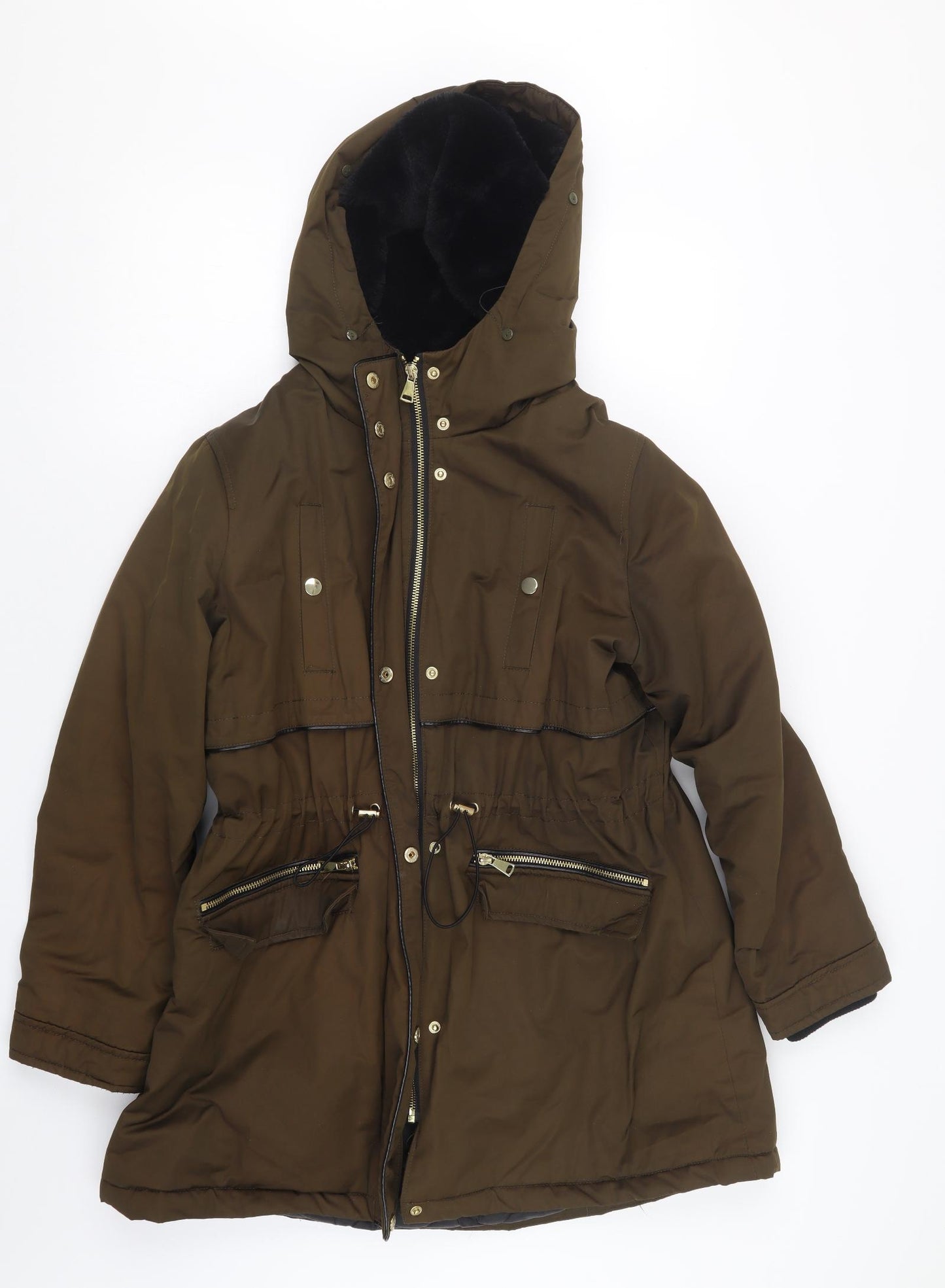 Nutmeg Womens Green   Jacket Coat Size 14
