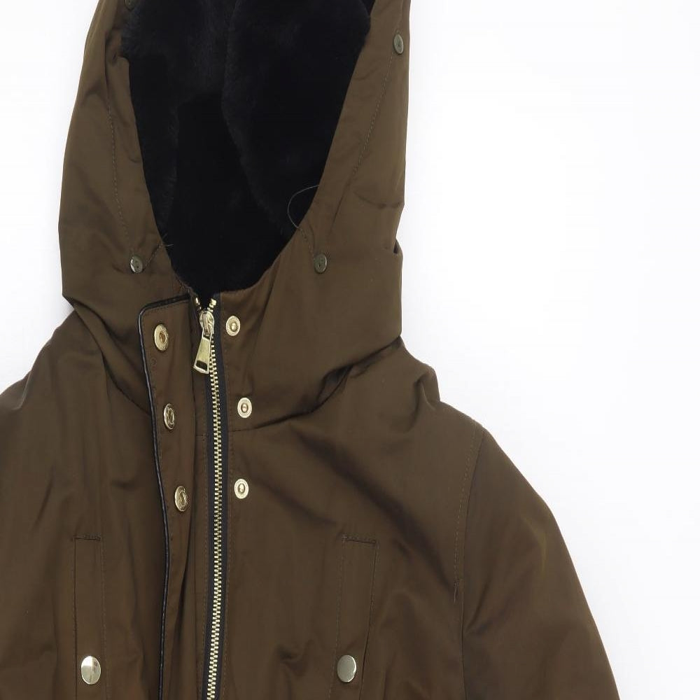 Nutmeg Womens Green   Jacket Coat Size 14
