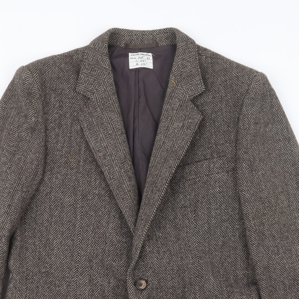 C&A Mens Brown   Jacket Suit Jacket Size 34