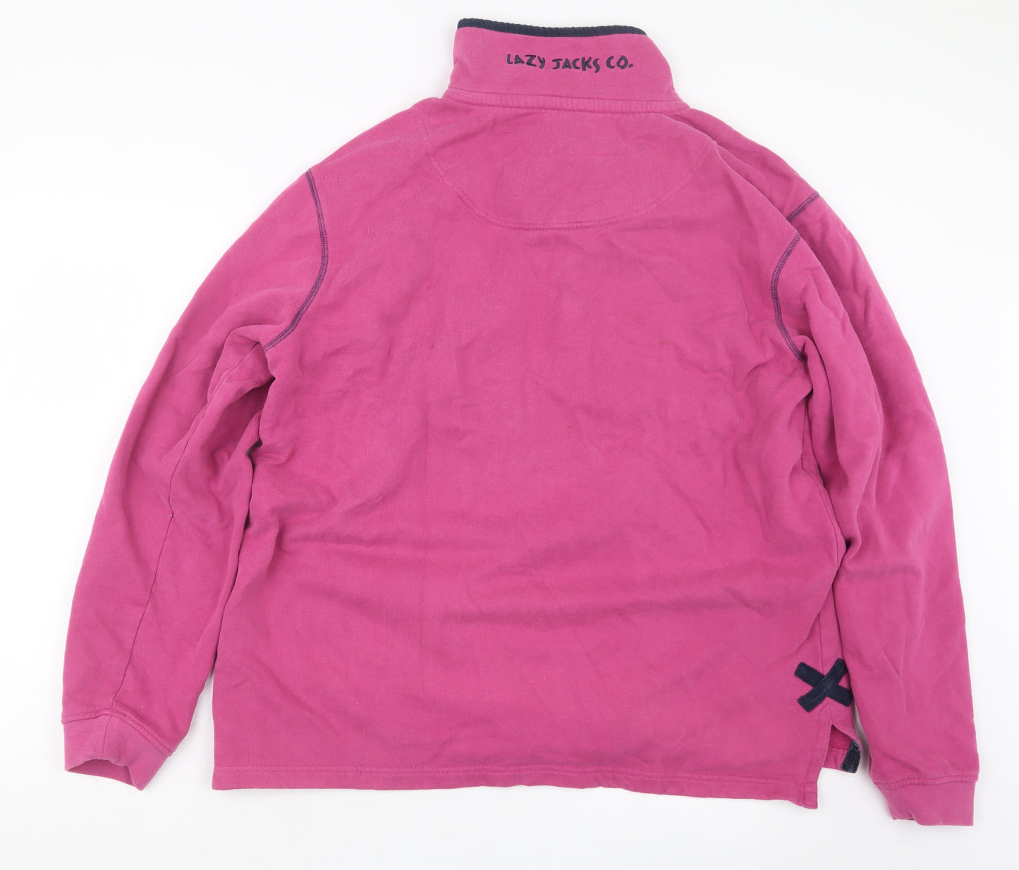 Lazy Jacks Womens Pink   Pullover Sweatshirt Size L